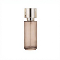 Vente en gros directe, logo personnalisé, pots de stockage cosmétiques en verre transparent gris écologiques de 20 ml à 150 ml pour crème pour les yeux et crème pour le visage