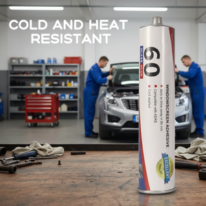 Colle adhésive polyuréthane PU haute résistance pour vitres de voiture, 300 ml, mastic pour pare-brise automobile - Product Image 1