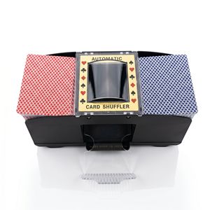 <span class=keywords><strong>Mélangeur</strong></span> <span class=keywords><strong>de</strong></span> <span class=keywords><strong>cartes</strong></span> <span class=keywords><strong>de</strong></span> poker en plastique électrique, <span class=keywords><strong>mélangeur</strong></span> <span class=keywords><strong>de</strong></span> <span class=keywords><strong>cartes</strong></span> pour 2 jeux, style casino, portable, alimenté par batterie, outil <span class=keywords><strong>de</strong></span> distribution <span class=keywords><strong>de</strong></span> <span class=keywords><strong>cartes</strong></span> - Product Image 2