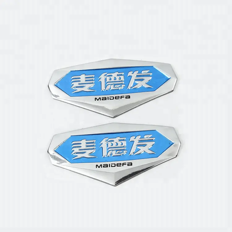 Custom hot sale 3D soft plastic label 3D chrome emblem, pvc sticker with self adhesive