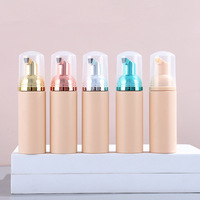 Kit d'emballage en boîte pour shampoing cils beige, mousse nettoyante post-soin sourcils, pour extensions de cils naturelles