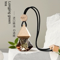 Diffuseur de parfum pour voiture en bois personnalisé en usine, pendentif diffuseur d'arômes pour voiture, huile essentielle aromathérapeutique, parfum longue durée