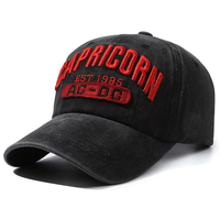 Gorra de Béisbol Personalizada de Alta Calidad Unisex de 6 Paneles de Sarga de Algodón con Logotipo Bordado en 3D y Letras en Relieve
