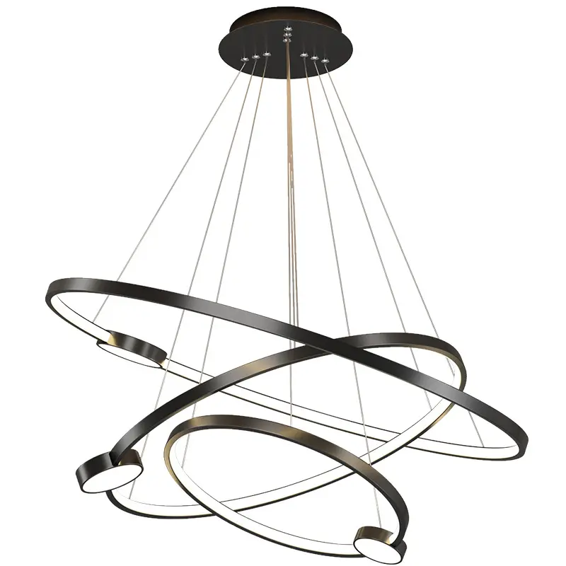 Lámpara LED colgante para uso en el hogar, luz decorativa sencilla y moderna para sala de estar, superventas