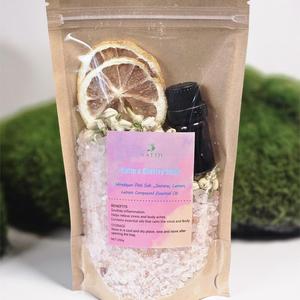 NATTH Sels de Bain Naturels de l'Himalaya Cinq Formules Huiles Essentielles Aromes Feng Shui Poudre Exfoliante Relaxante Motifs Personnalisés - Product Image 3