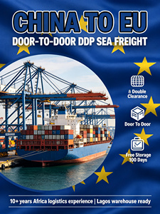 Transporte Marítimo de Carga a Granel de China a Europa para Mercancías de Gran Tamaño y Peso Pesado |   Envío Seguro OOG con 50-55 Días de Tránsito y Seguro - Product Image 1