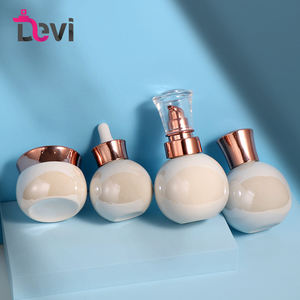 Devi หรูหรารอบรูปร่าง30กรัมเครื่องสำอาง<span class=keywords><strong>เซรา</strong></span>มิกขวดครีมบำรุงผิว40มิลลิลิตร100มิลลิลิตร120มิลลิลิตรโลชั่นขวดแก้ว - Product Image 3