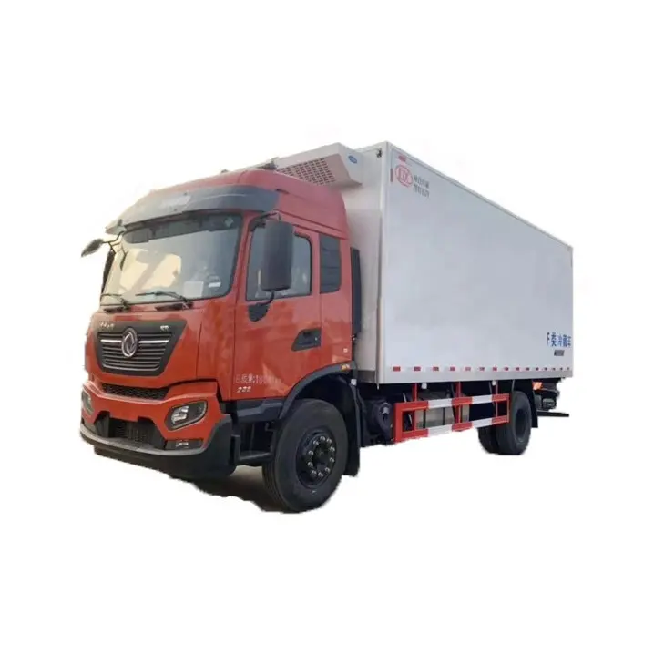 Dongfeng 10T Thermo מלך מקרר ואן משאית עבור בשר ודגים