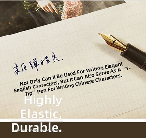 35 #   MOONMAN English Curlycue - Plumillas de Pluma <span class=keywords><strong>Estilográfica</strong></span> Caligráficas de Cobre Elástico Suave con Punta de Plata y Oro, Tipo ES ER Gothic Dot-Point - Product Image 5
