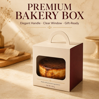 Boîtes à gâteaux personnalisées avec logo, emballage pour boulangerie, boîte alimentaire rigide recyclable pour gâteau roulé, vente en gros