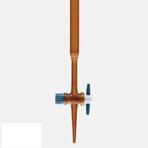 Buretas de vidrio de borosilicato ámbar de alta calidad, 1ml, 100ml, aparato de laboratorio de flujo Rota para suministros educativos de Investigación Química - Product Image 1