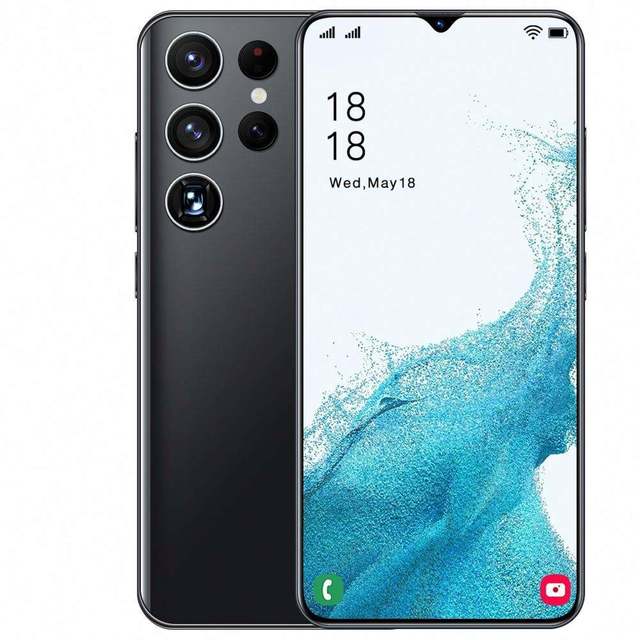 S22 Ultra 16gb+512gb 24mp+48mp Touch Screen Dual Sim Card Dual Standby Unlocked Cell Phones Smartphones Android Cell Phone