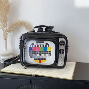 Bolso de Hombro Transparente de Diseño Lindo para Mujer, Mochila <span class=keywords><strong>Ita</strong></span> Personalizada de Cuero PU con Forma de <span class=keywords><strong>TV</strong></span> - Product Image 2