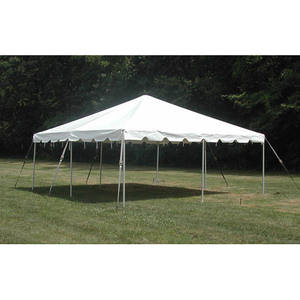 Carpa blanca de 10x20 con estacas - Product Image 1