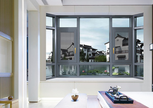 Fenêtre en aluminium <span class=keywords><strong>noir</strong></span> standard australien double vitrage <span class=keywords><strong>baie</strong></span> <span class=keywords><strong>vitrée</strong></span> <span class=keywords><strong>prix</strong></span> des fenêtres à battant - Product Image 2