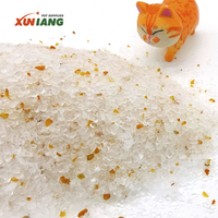 Litière pour chat en gel de silice ultra-absorbante, à faible teneur en poussière, contrôle des odeurs, avec indicateur de pH, sans poussière, échantillons, par fabricant OEM