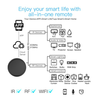 Interrupteur de télécommande universel pour maison intelligente Tuya, relais Wifi IR DC 5V, compatible Tuya/Smartlife