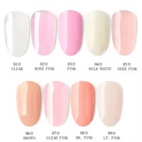 30 ml ongles Gel rapide solide constructeur doigt Extension acrylique Gel sans forme d'ongle Poly vente en gros