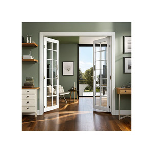 Porta Scorrevole in Alluminio con Vetro per Garage, Interni, Casa, Stile Moderno, Sistema Scorrevole in Vetro, Maniglia con Serratura, Accessori per Porta Scorrevole in Alluminio - Product Image 3