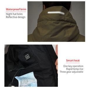 Recién llegado, abrigos calefactables para nieve, chaqueta de fácil operación para hombre, chaqueta calefactable ajustada para hombre - Product Image 6