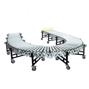 High Quality Manual Gravity Flexible Retractable <strong>Roller</strong> <strong>Conveyor</strong> for Carton Box - Product Image 6