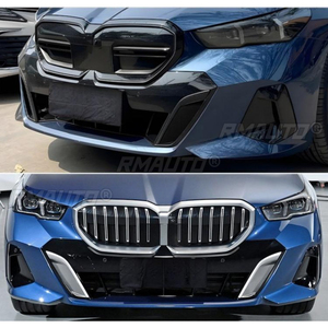 Para BMW Serie 5 i5 2024-2025: Marco decorativo para la entrada de aire del parachoques delantero, cubierta de la rejilla de ventilación del parachoques delantero - Product Image 5