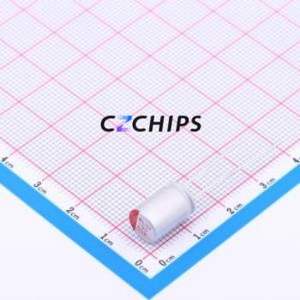 ตัวเก็บประจุแบบแข็ง H2101M050D120RL แบบ Through Hole (THT), ขนาด D8xL12 มม. 100uF 20% 50V โพลีเมอร์ - Product Image 1