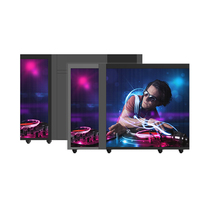 P 2,5 Pantalla LED Cabina de DJ con ruedas Pantalla de video Estación de control remoto Mesa Soporte de escritorio Cabina GOB Pantalla de visualización de pared de video