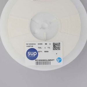Whole -Sale RR1608 0603L59R0FT 0603 1608 Resistors Chip Resistors SMD Resistors 59ohm 1% 1/10W Thick <b>Film</b> Resistor - Product Image 1