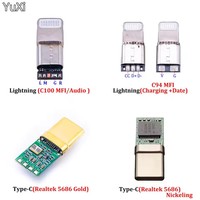Conector Tipo-C para Decodificador Realtek Alc5686 Taiwan, Cable de Audio Lightning C100/C94 para Auriculares, DAC, Adaptador de Carga y Transferencia de Datos para Teléfono