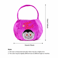 Promotion : Panier de décoration d'Halloween en forme de citrouille pour bonbons et friandises
