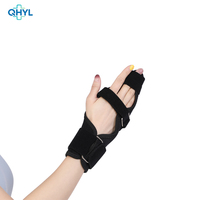 Attelle de fixation réglable pour main cassée (doigt médian) avec logo personnalisé, support de poignet pour fracture