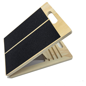 Skyhope-D Planche d'équilibre en bois pour la salle de sport, la remise en forme, l'exercice à domicile, le <span class=keywords><strong>yoga</strong></span>, le Pilates, blocs de squat, planche inclinée réglable antidérapante - Product Image 4