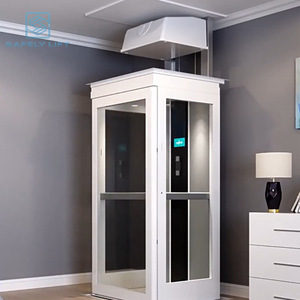 Kompakt Ev Asansörü Küçük Konut Asansörü Kolay Kurulum Hidrolik Villa Asansörü Otel Daire Kullanımı Paslanmaz Çelik - Product Image 6
