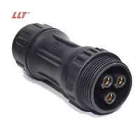 Gran potencia M45 3Pin 1500V 80A tornillo alambre IP68 impermeable industria eléctrica 3 4 pines conector de alimentación