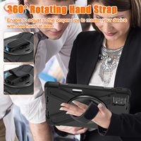 Funda protectora giratoria portátil para tableta 360 para Mi Pad 6/Pad 6 Pro Material plástico con correa de mano y bolígrafo de soporte