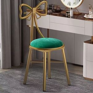 Silla de tocador K Butterfly INS para salón de uñas, taburete de lujo moderno, silla de princesa para maquillaje y manicura. - Product Image 2
