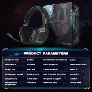 Auriculares para Juegos con Cable <span class=keywords><strong>ONIKUMA</strong></span> K20, Auriculares Estéreo para Juegos para PS4 - Product Image 6