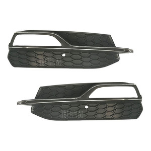 Audi Fog Light Bezels 8V3807681G 8V3807682G Plastic Front Bumper Lower Grille Cover For A3 <b>Sline</b> S3 2014-2017 - Product Image 1