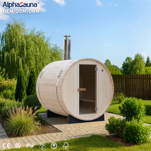 <span class=keywords><strong>Sauna</strong></span> sec extérieur pour 1 personne avec conteneur en <span class=keywords><strong>bois</strong></span> massif et poêle à <span class=keywords><strong>bois</strong></span> pour usage en villa - Product Image 6