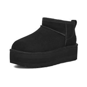 2025 new Ethnic Wind Woven Real Leather Ankle Snow Boots Winter Autumn <b>Waterproof</b> <b>Slip</b>-<b>On</b> Wool Fleece snow boots cotton <b>shoes</b> - Product Image 3