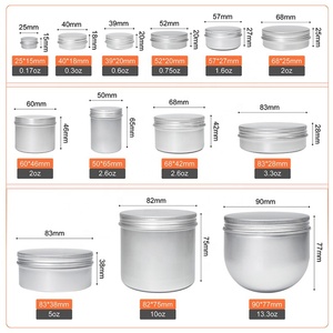 Envase Cosmético Profesional Personalizado de Aluminio, Lata Redonda para Crema Corporal, Envases de Aluminio para Cosméticos - Product Image 2
