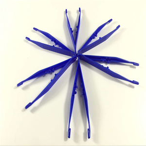 แหนบพลาสติกสีฟ้า 11 ซม. ปลายตรง ปลายเรียบ สำหรับชุดปฐมพยาบาล อุปกรณ์เสริม วัสดุ ABS เกรด DIY - Product Image 1