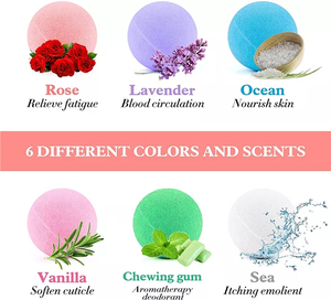 ชุดระเบิดอาบน้ำ60ก. * 6ชิ้นทำจากฟองธรรมชาติ - Product Image 3