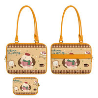 Sac à ordinateur portable en cuir et coton à motif lapin, nouvelle tendance coréenne et japonaise, 14 pouces, pour Apple MacBookPro/Air13