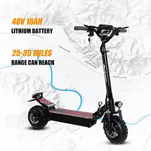 Q30 11 inch Brand Your Own Logo 2500W Adults Electric Scooter 48V 16AH 55KM/H Max Speed 60KM Range