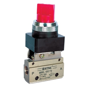 Válvula Solenoide Mecánica Neumática de 2 Posiciones y 3 Puertos STNC, Gran Venta - Product Image 1