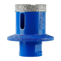 LOZLIN Foret diamanté double couche 40-45-50 mm (1,57-1,97 po) - Outil de découpe pour trous de lavabo et plans de travail en marbre, quartz, pierre