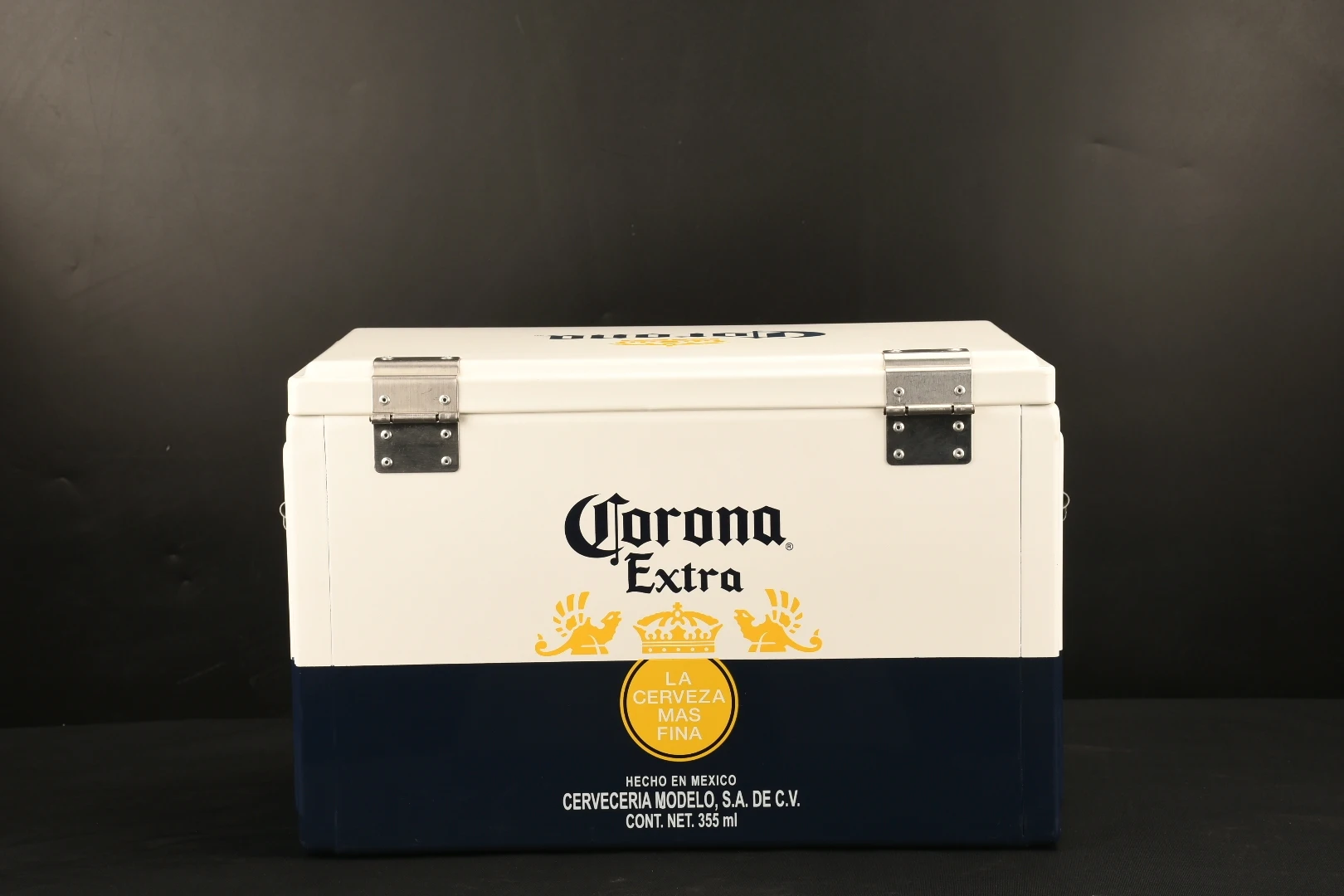 20L Retro Metal Corona Outdoor Beer Cooler Box - Eco-Friendly Iron