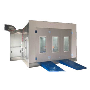 Cabine de pulvérisation de peinture pour voiture avec brûleur diesel et gaz ou système de chauffage électrique. - Product Image 4